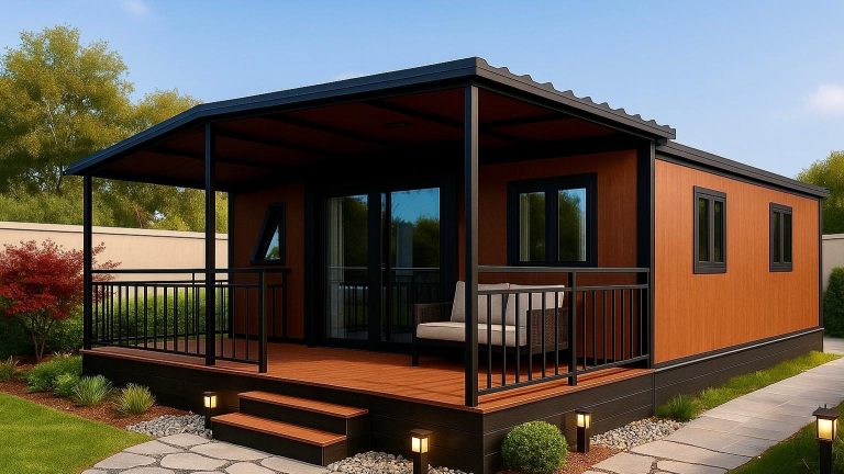 Casa Modular con Frente Panoramico y Terraza